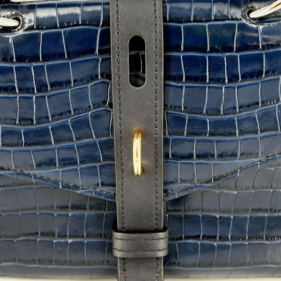 Reposh Chloé | Navy Blue Croc -Embossed Aby Day Top Handle Bag PRICE FIRM - Picture 11 of 16
